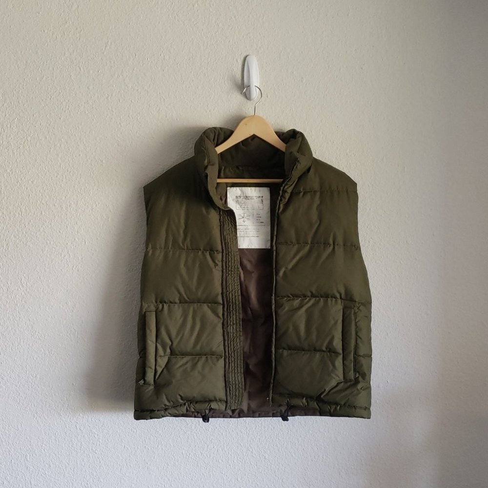 Vintage United Colors of Benetton Olive Puffer